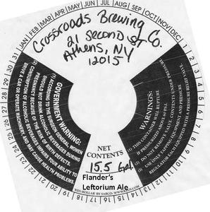 Crossroads Brewing Company Flander's Leftorium