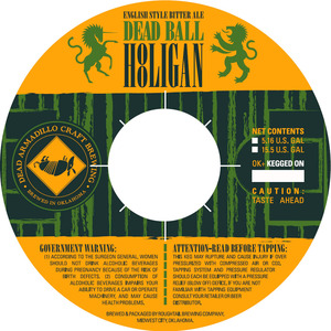 Dead Armadillo Brewing Company Dead Ball Hooligan