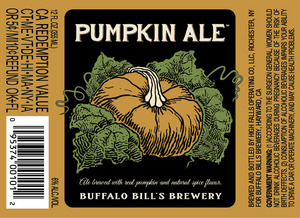 Buffalo Bill's Brewery Pumpkin