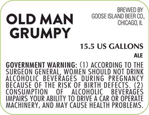 Goose Island Beer Co. Old Man Grumpy