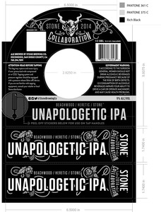 Stone Brewing Co Unapologetic IPA May 2014
