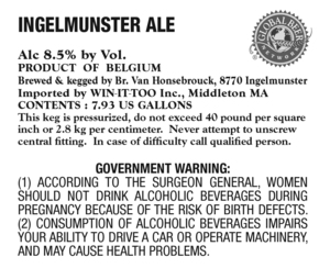 Ingelmunster Ale May 2014