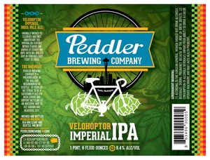 Peddler Brewing Company Velohoptor Imperial IPA