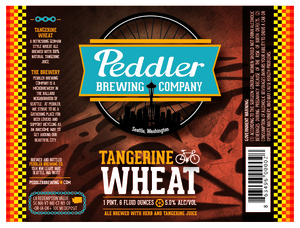 Peddler Brewing Company Tangerine Wheat May 2014