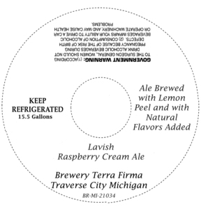 Lavish Raspberry Cream Ale May 2014