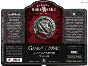 Ommegang Valar Morghulis