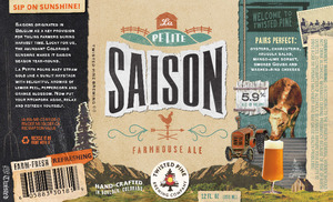 Twisted Pine Brewing Company La Petite Saison May 2014