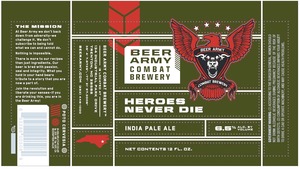 Beer Army Combat Brewery Heroes Never Die May 2014