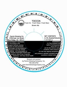 Fannin Brewing Company Toccoa