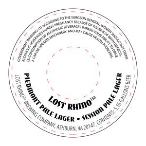 Piedmont Pale Lager May 2014