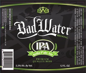 Bad Water Brewing IPA