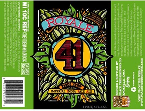 Peace Tree Brewing Company Royale 41 May 2014