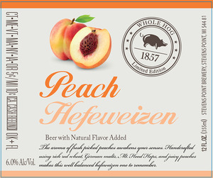 Whole Hog Peach Hefeweizen