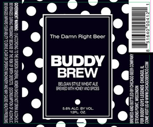 Chicago Beer Company Buddy Brew
