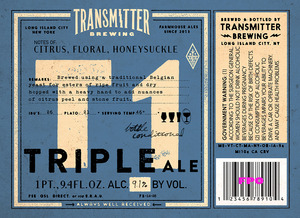 Transmitter Brewing T1 May 2014