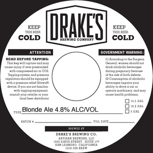Drake's Blonde Ale