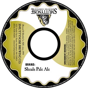 Smuttynose Brewing Co. Shoals Pale Ale May 2014