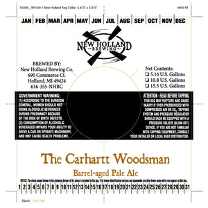 New Holland Brewing Company Carhartt Woodsman