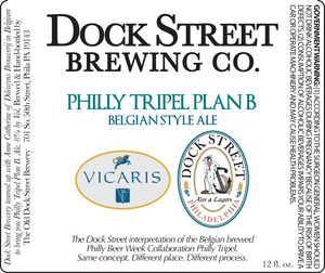 Dock Street Philly Tripel Plan B May 2014