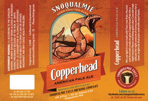 Snoqualmie Falls Brewing Company Copperhead May 2014