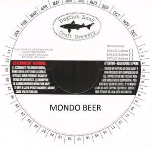 Dogfish Head Craft Brewery, Inc. Mondo Beer
