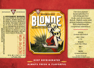 Bj's Restaurant & Brewhouse Blonde May 2014