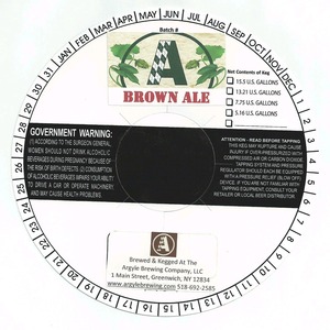 Argyle Brewing Company, LLC Brown Ale
