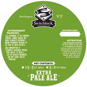 Switchback Extra Pale May 2014