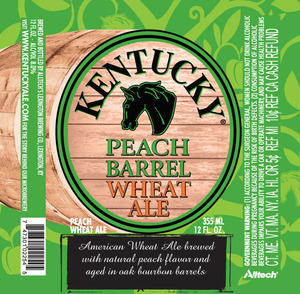 Alltech's Lexington Brewing Co. Kentucky Peach Barrel Wheat Ale