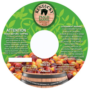 Alltech's Lexington Brewing Co. Kentucky Peach Barrel Wheat Ale