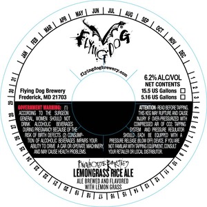 Flying Dog Lemongrass Rice Ale May 2014