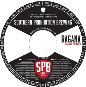 Southern Prohibition Brewing Ragana Baltic Porter