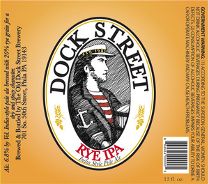 Dock Street Rye IPA May 2014