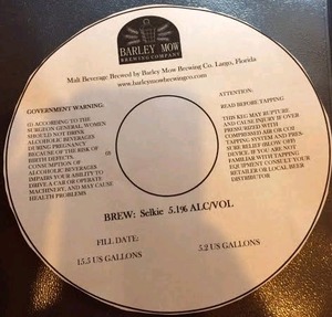 Barley Mow Brewing Company Selkie