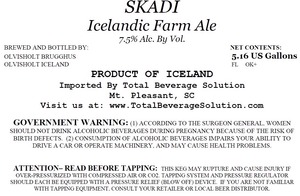 Skadi Icelandic Farm Ale