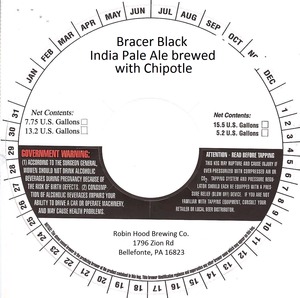 Robin Hood Brewing Co. Bracer Black
