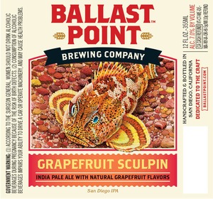 Ballast Point Grapefruit Sculpin June 2014