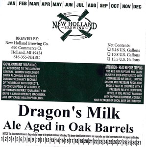 New Holland Brewing Company, LLC Dragon's Milk May 2014