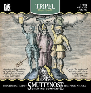 Smuttynose Brewing Co. Tripel May 2014