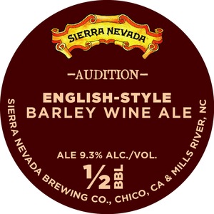 Sierra Nevada Audition English-style Barley Wine