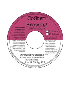 Costar Brewing Strawberry Blonde