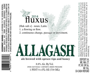 Allagash Brewing Company Fluxus May 2014