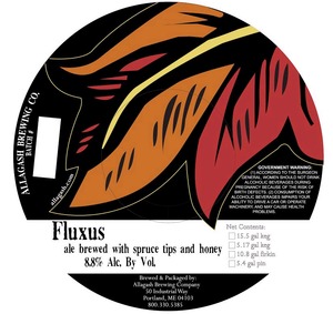 Allagash Brewing Company Fluxus May 2014