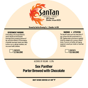 Santan Brewing Company Sex Panther June 2014