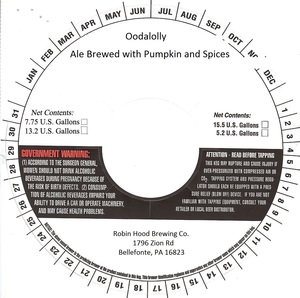 Robin Hood Brewing Co. Oodalolly