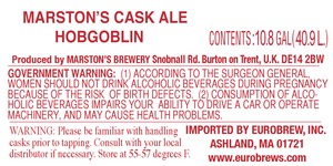 Marston's Hobgoblin May 2014