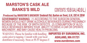 Marston's Banks's Mild May 2014