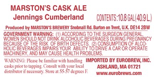 Marston's Jenning's Cumberland