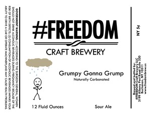 #freedom Craft Brewery Grumpy Gonna Grump