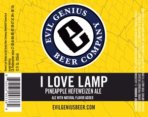 Evil Genius I Love Lamp